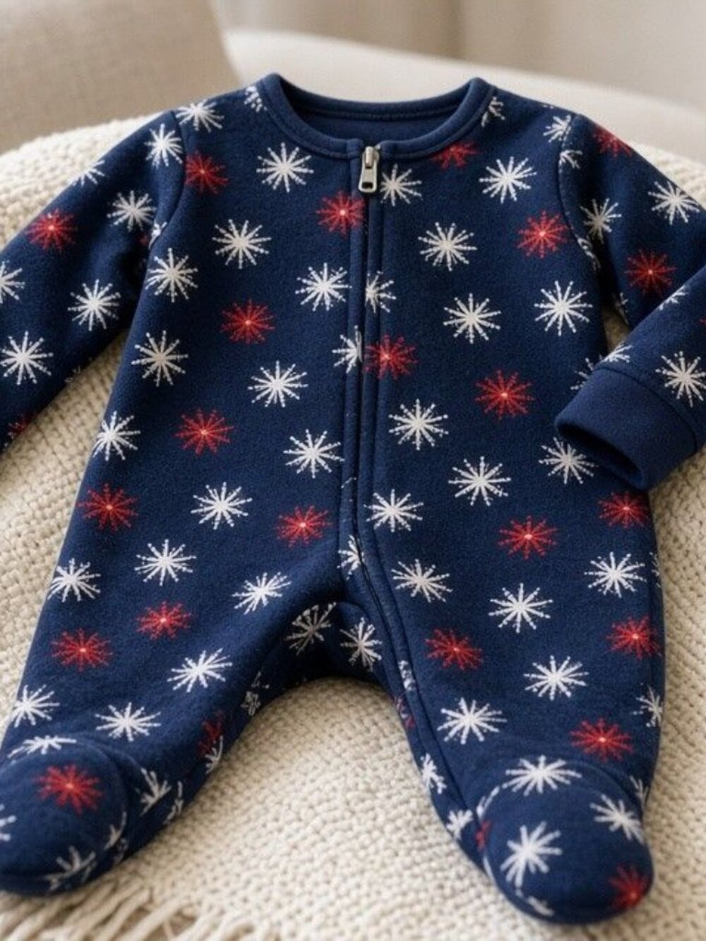 Kate Quinn Starburst Footed Outfit, 0-3 Months